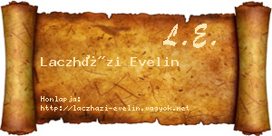 Laczházi Evelin névjegykártya